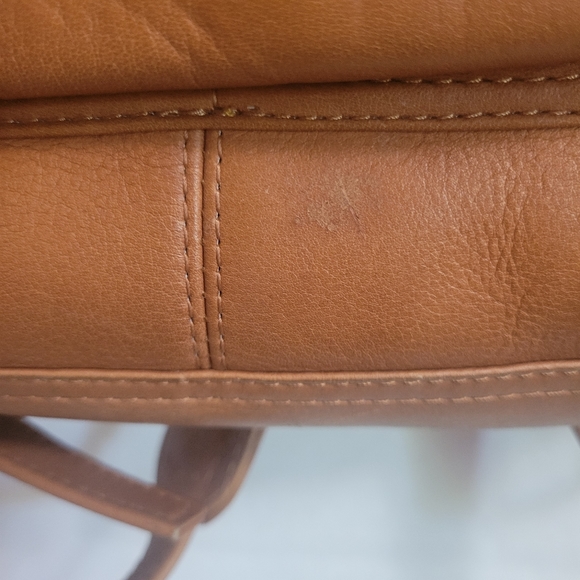 LATICO Leather Products Great Brown Leather Rugged Rucksack Backpack Bag - Picture 7 of 13